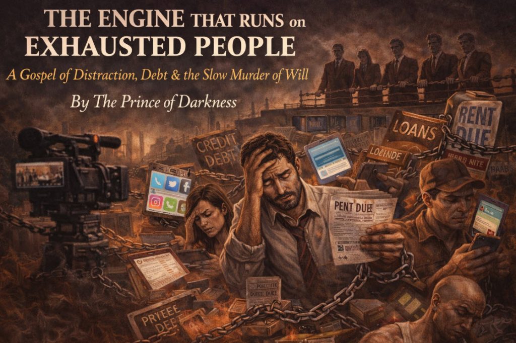 The Engine That Runs on Exhausted People The Prince Of Darkness