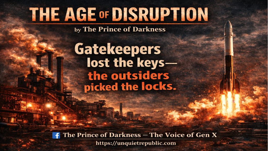 The Age Of Disruption by The Prince of Darkness